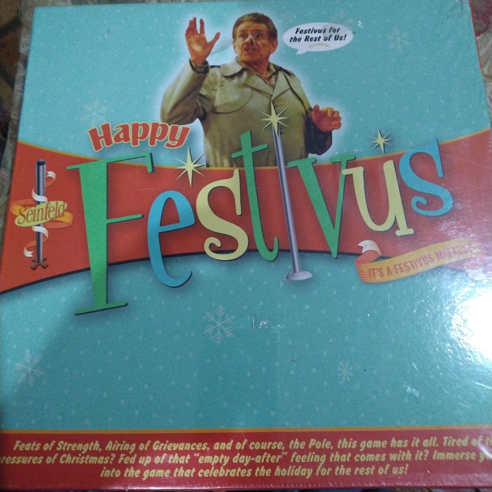 New Festivus Boardgame From Seinfeld Show